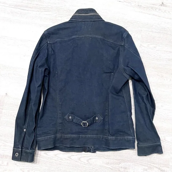 G STAR ARC CHOPPER 3D SLIM JACKET SIZE L Blue